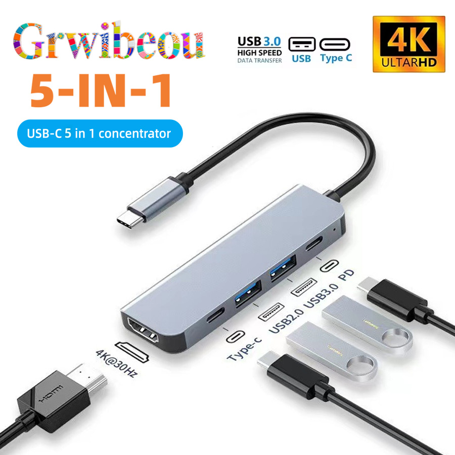 NEW USB C HUB 5-IN-1 or 7-IN-1 - огляд і ціна Usb C Dock Dual Hdmi 4K
