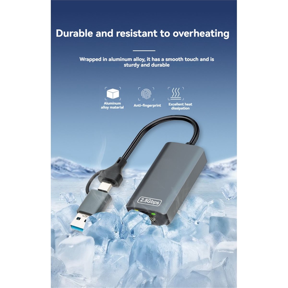 Digital Essentials 2500Mbps US - огляд і ціна Usb C Hub Ethernet 2.5G