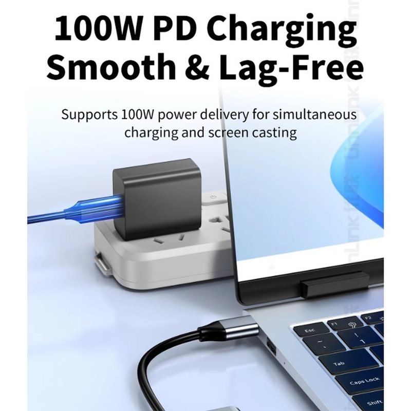 N93RNEW! Type C To Displayport - огляд і ціна Usb C Dock With 100W Pd