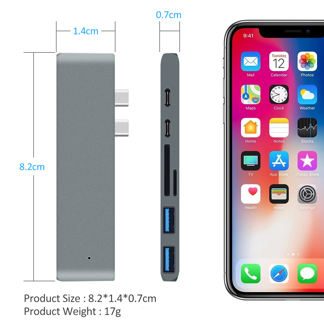 USB 3.1 Type-C Hub To HDMI Ada - огляд і ціна Usb C Hub Sd Card Reader 4K Hdmi