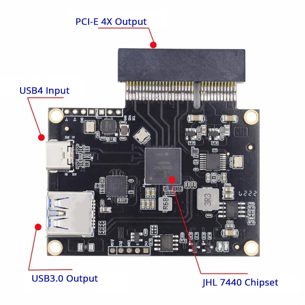 Thunderbolt 3 to PCIE4X Board  - огляд і ціна Thunderbolt Dock 3 Display